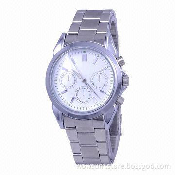 Alloy Material Fashion Men Watch, 30m Water-resistant